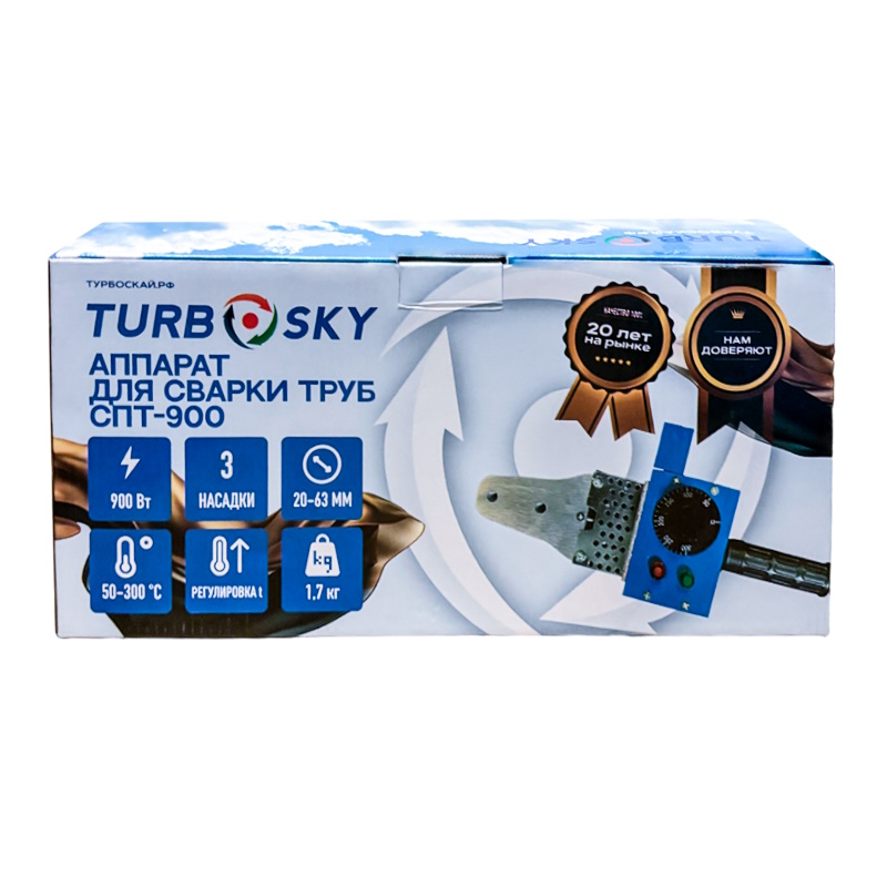 Аппарат для сварки пластиковых труб Turbosky СПТ-900 в Туле