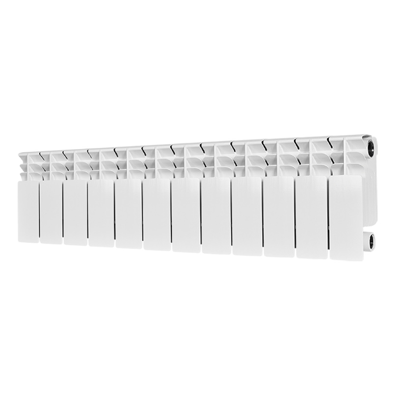 Радиатор Stout SRB-3310-020012 TITAN 200, 12 секций, биметаллический, боковое подключение (белый RAL 9016)