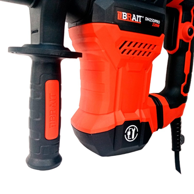 Молоток отбойный электрический Brait DH25DPRO 21.01.184.087 (1500 вт; 4100 уд/мин; 20 дж, 50 Гц, патрон-SDS MAX.) в Кинешме