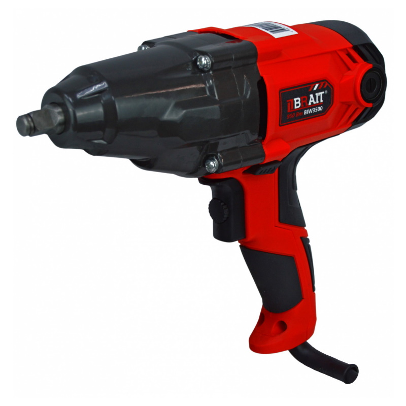 Гайковерт сетевой Brait BIW3500 2101257078 950 Вт 220В50 Гц 2300 обмин 4600 удмин 350 Нм 12 кабель 2 м 4253₽