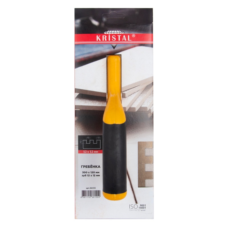 Гребёнка Kristal 36155, 300х120 мм, зуб 12х12 в Ярославле