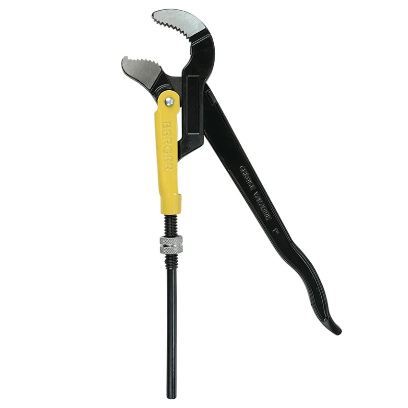 Трубный рычажный ключ Berger BG4006 1" (№1) тип S (изогнутые губки) в Костроме