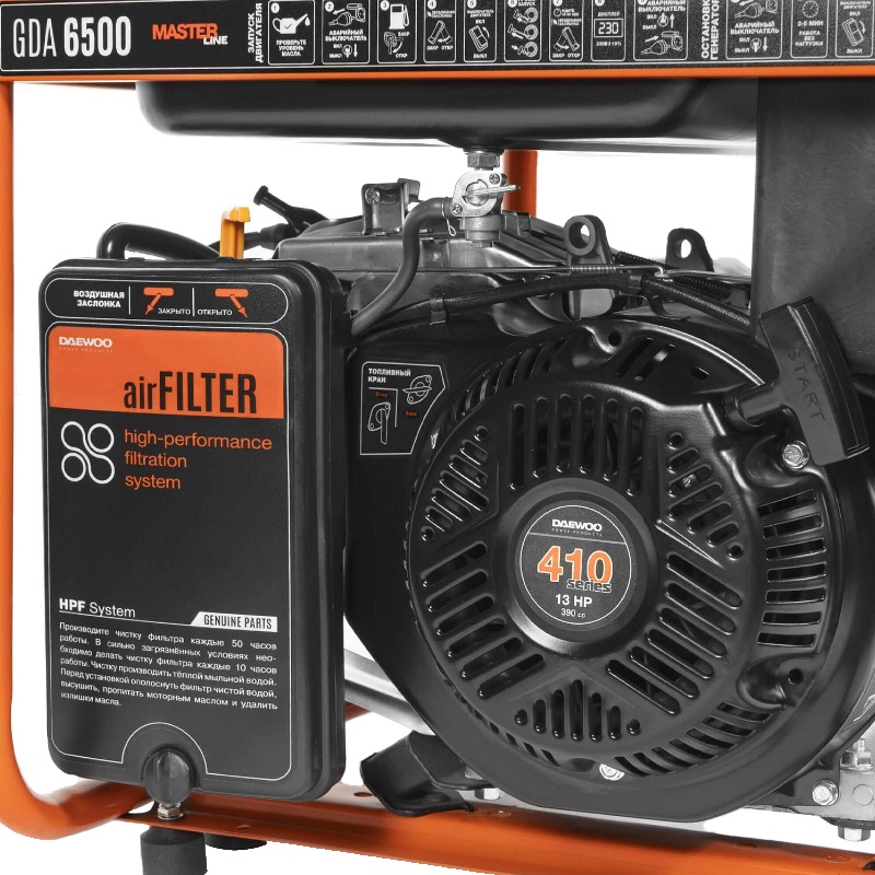 Генератор бензиновый Daewoo GDA 6500