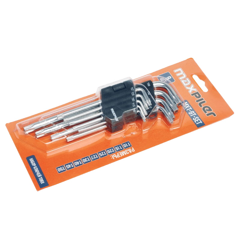 Набор ключей Torx Maxpiler MXT-9T-SET, 9 шт в Твери