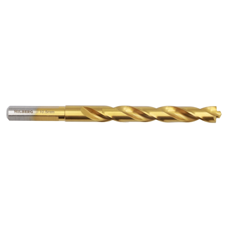 Сверло по металлу Hilberg CO105, 10.5*133(87)мм Cobalt 5% TOP в Туле