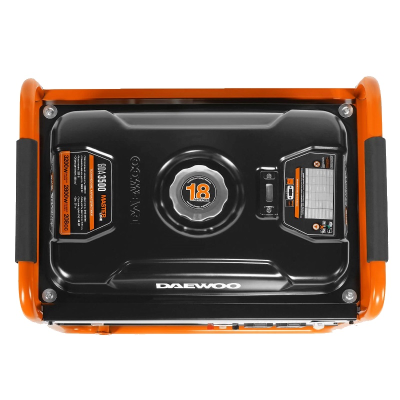 Генератор бензиновый Daewoo GDA 3500 (2.8 кВт, число фаз: 1, 2 розетки 220V)