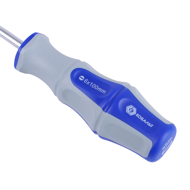 Отвертка Ultra Grip SL 6 х 100 мм CR-V Кобальт 646-270 в Твери