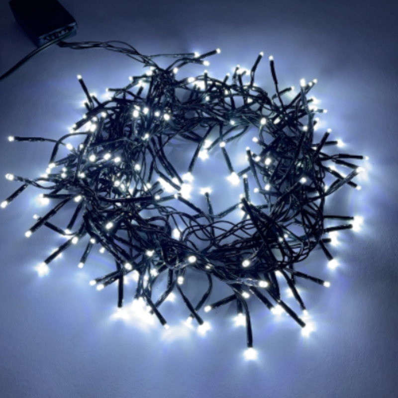 Гирлянда светодиодная Эра "Нить Мишура" Б0047969 565037, 2 м, 200 LED, IP20, холодный свет в Кинешме