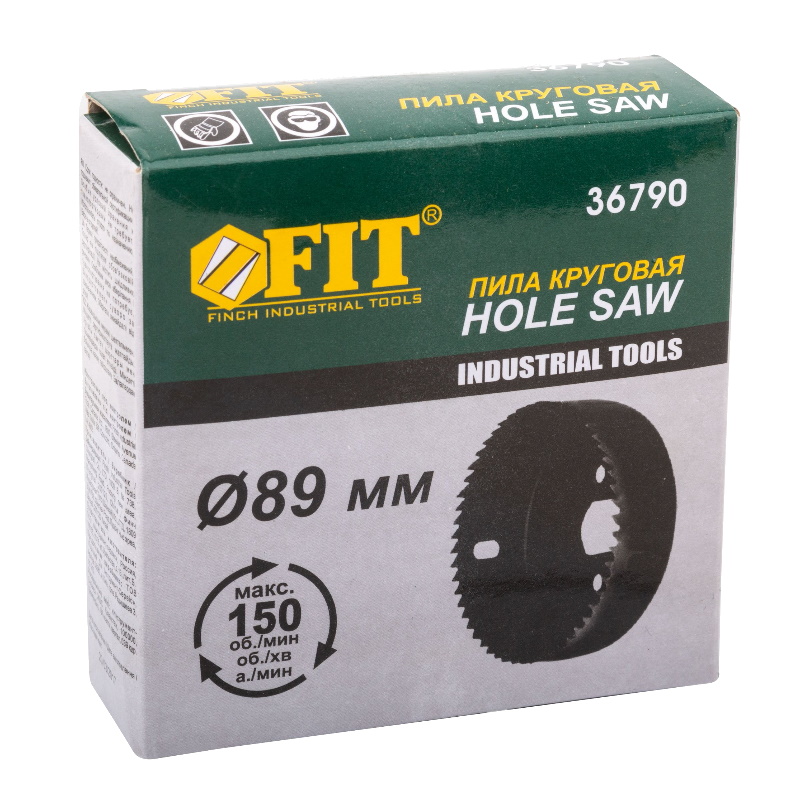 Пила круговая Fit 36790, инструментальная сталь, 89 мм