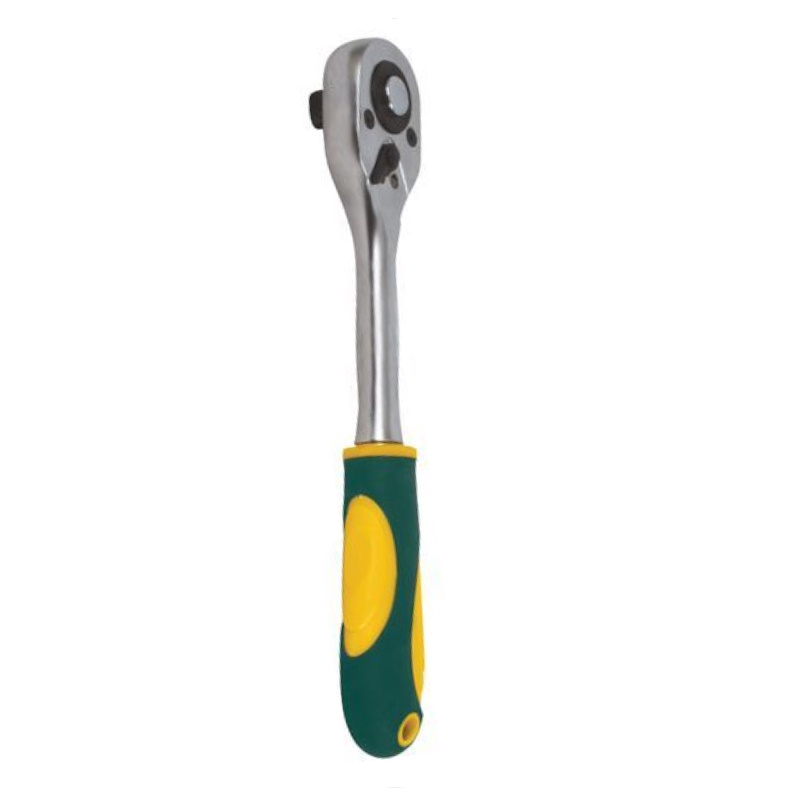 Вороток Fit 62377 (трещотка) CrV механизм, пластиковая прорезиненная ручка, 1/2'', 24 зубца в Рыбинске
