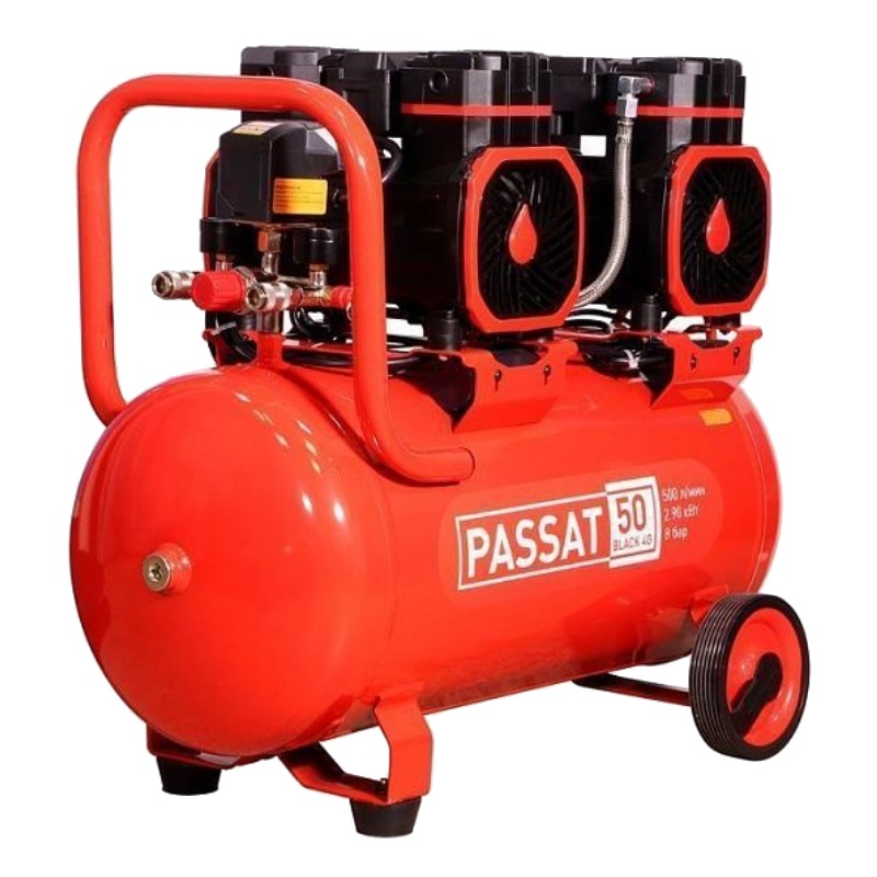 Компрессор безмасляный Aurora PASSAT-50 BLACK 4G 38254 45л 500лмин 29кВт