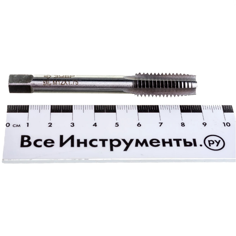 Метчик Зубр "Мастер" 4-28002-12-1.75, одинарный, для нарезания метрической резьбы, М12 x 1,75 в Ярославле