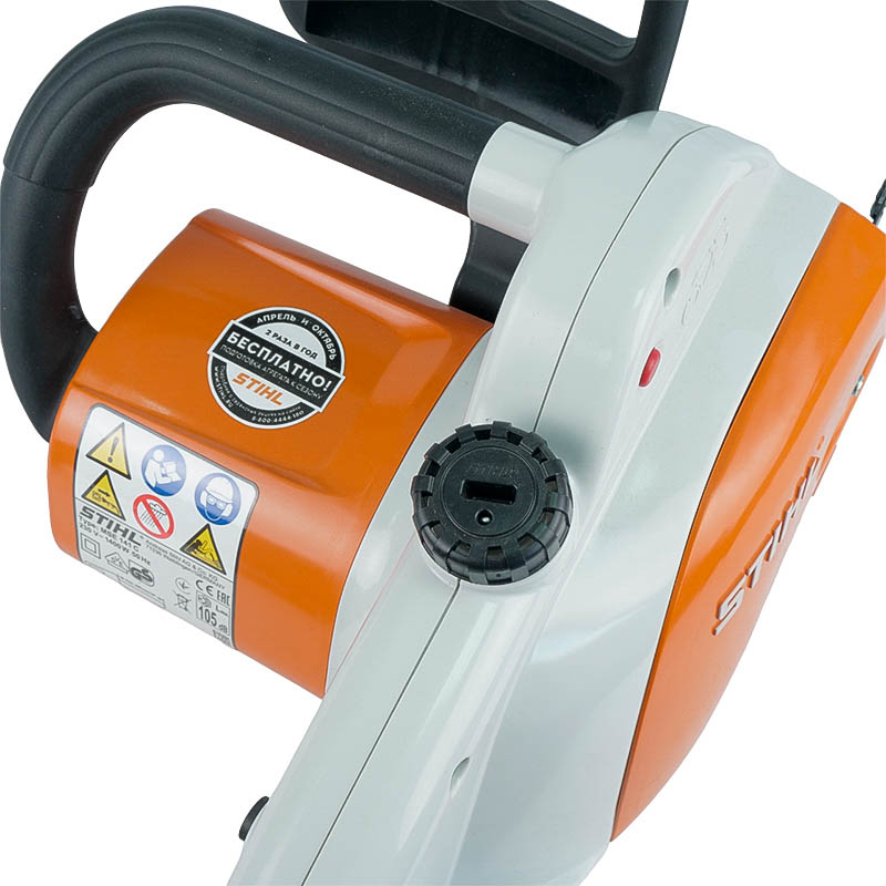 Электрическая цепная пила Stihl MSE 141 C-Q для ели (арт 12082000311, малогабаритная, бесключевое натяжение) в Угличе