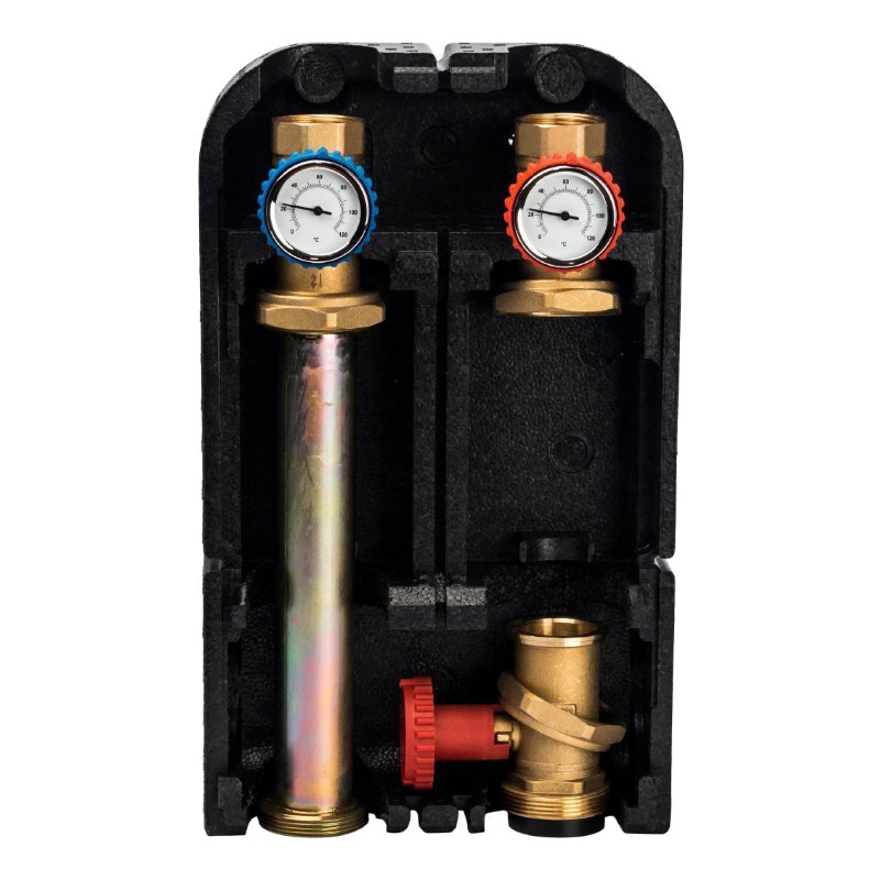 Насосная группа Stout SDG-0001-003201, с прямым контуром, 1 1/4", без насоса в теплоизоляции DN 32 в Ярославле
