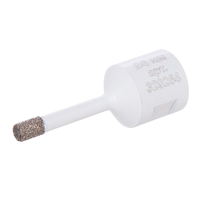 Сверло алмазное Diam EXTRA LINE V-TECH 6x35xМ14 320264 (вакуумное спекание) керамика, керамогранит, гранит, мрамор