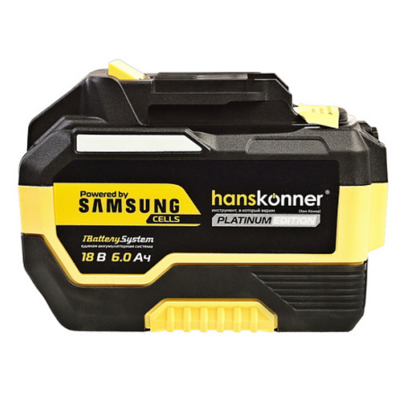 Аккумулятор Hanskonner HBP2006PRO PLATINUM, 18 В, 1BS, 6.0 Ач, ячейки SAMSUNG, под Makita LXT ,блистер в Муроме