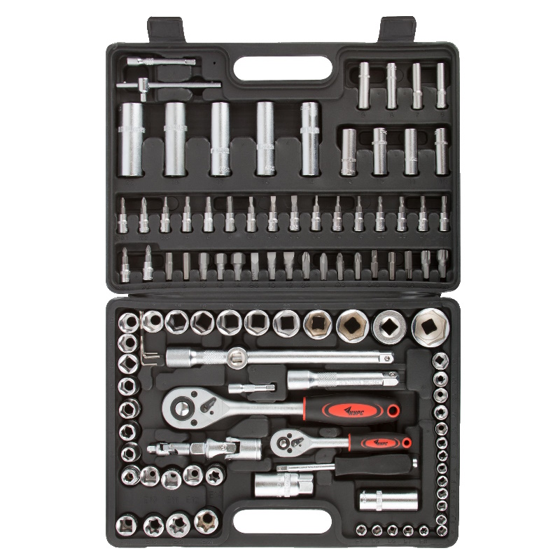 Набор инструмента автомобильный Курс 65205 108 шт CrV 1214 9164₽