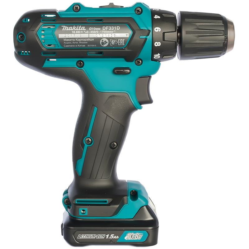 Аккумуляторная дрель-шуруповерт Makita DF331DWYE в Александрове