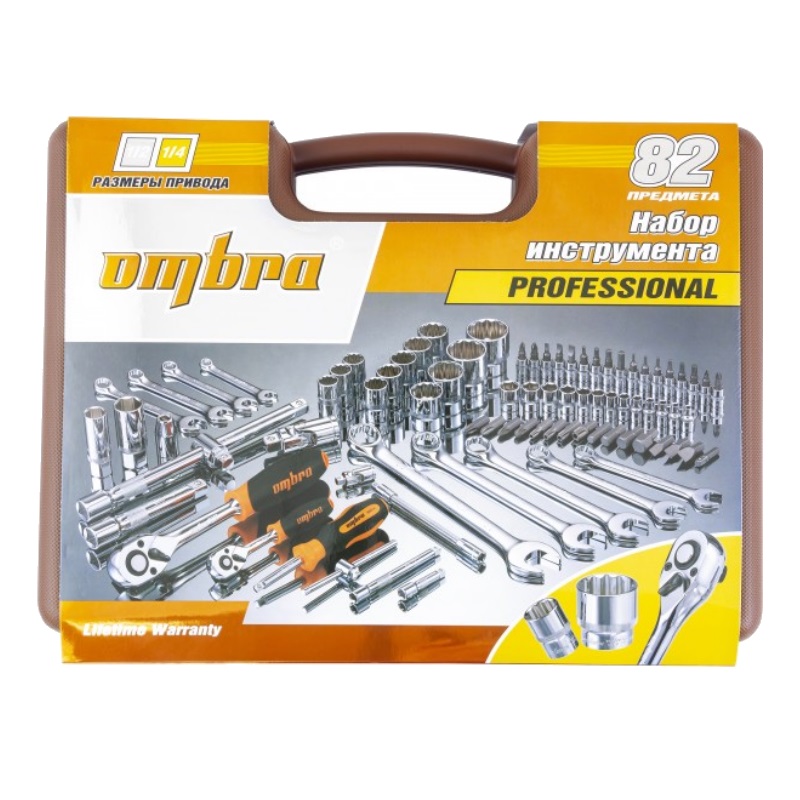 Набор инструментов для автомобиля Ombra OMT82S12 82 предмета
