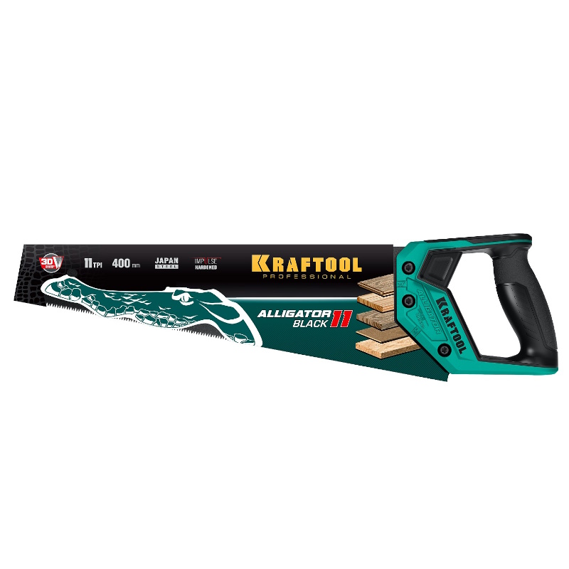 Ножовка для точного реза Kraftool Alligator Black 11 15205-40, 400 мм в Иваново