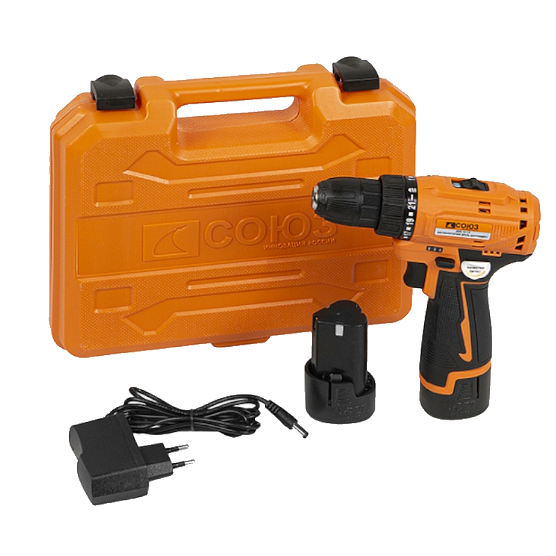 Аккумуляторный шуруповерт Союз ДШС-14-1Л 