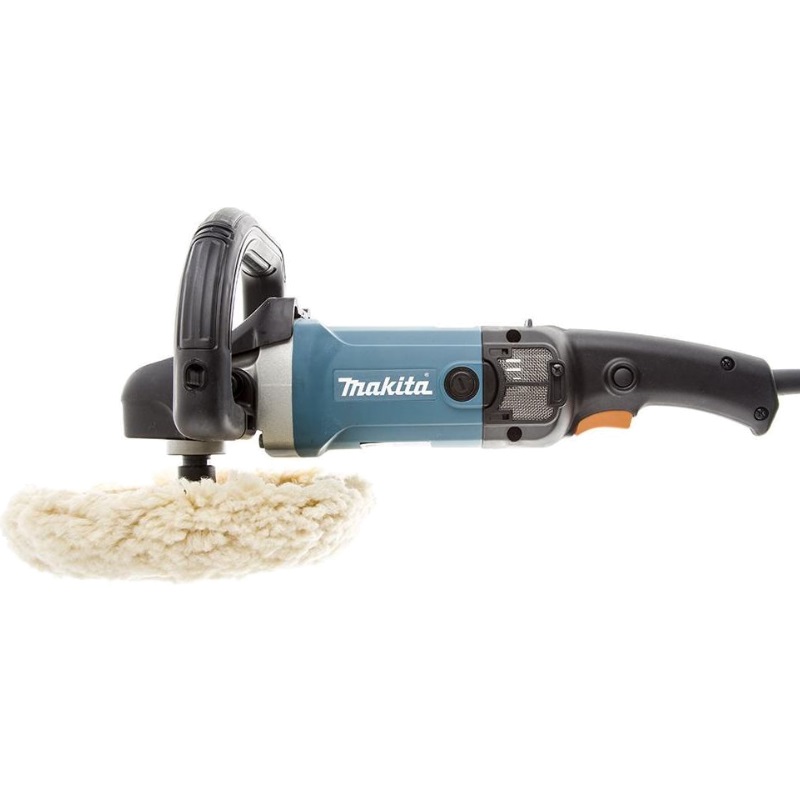 Полировальная шлифмашина Makita 9237CB (электрическая, резьба шпинделя м14, с аксессуарами, коробка)
