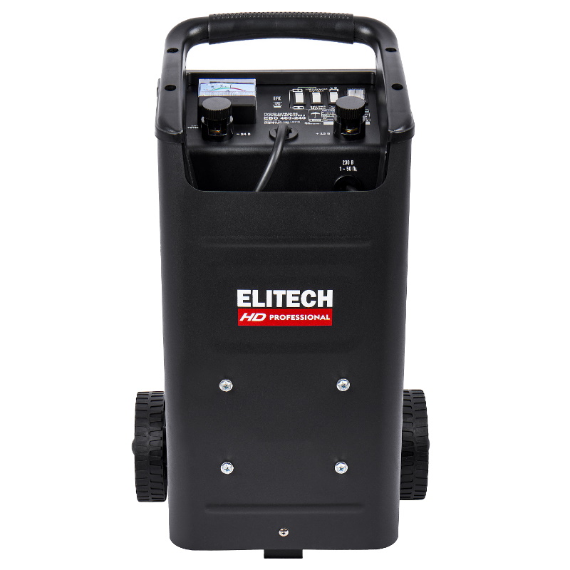 Устройство пуско-зарядное Elitech HD EBC 400/240 206813, 12/24 В, 1.6/8.0 кВт, заряд 18/40 А в Туле