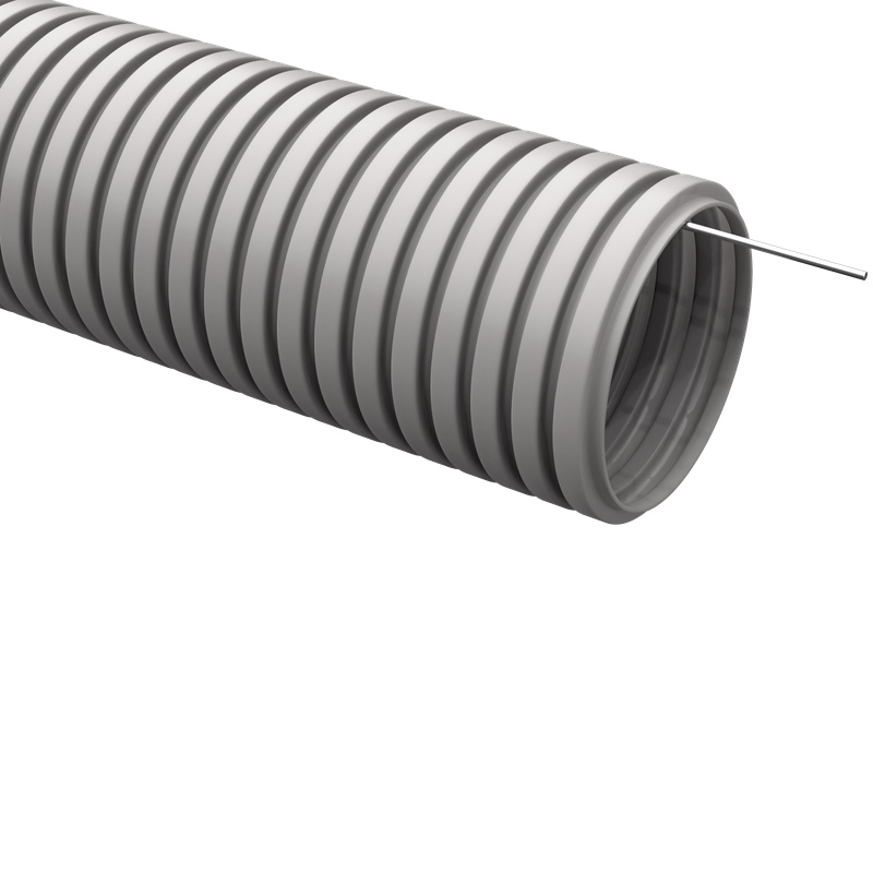 Труба IEK CTG20-16-K41-100I, ПВХ, 16 мм, серая, с зондом, 100 м