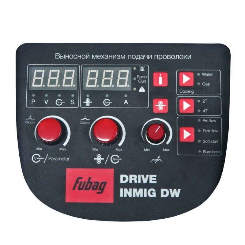 Cварочный полуавтомат инвертор INMIG 500T DW SYN (38029) + подающий механизм DRIVE INMIG DW (38044.0) + Шланг пакет 5м  (38 021) + горелка FB 500 3m (38032) + блок жидкостного охлаждения Cool 70 (38035) + тележка (38036) в Иваново