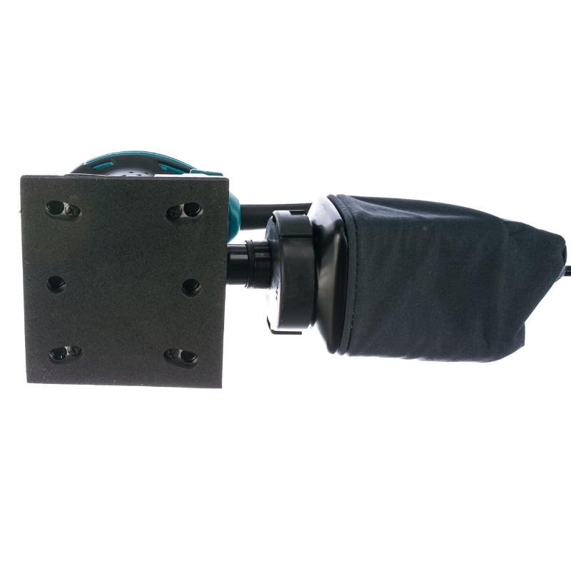 Вибрационная шлифовальная машина Makita BO4556, 200 Вт, 112х102 мм, с пылесборником и комплектом наждачной бумаги в Твери