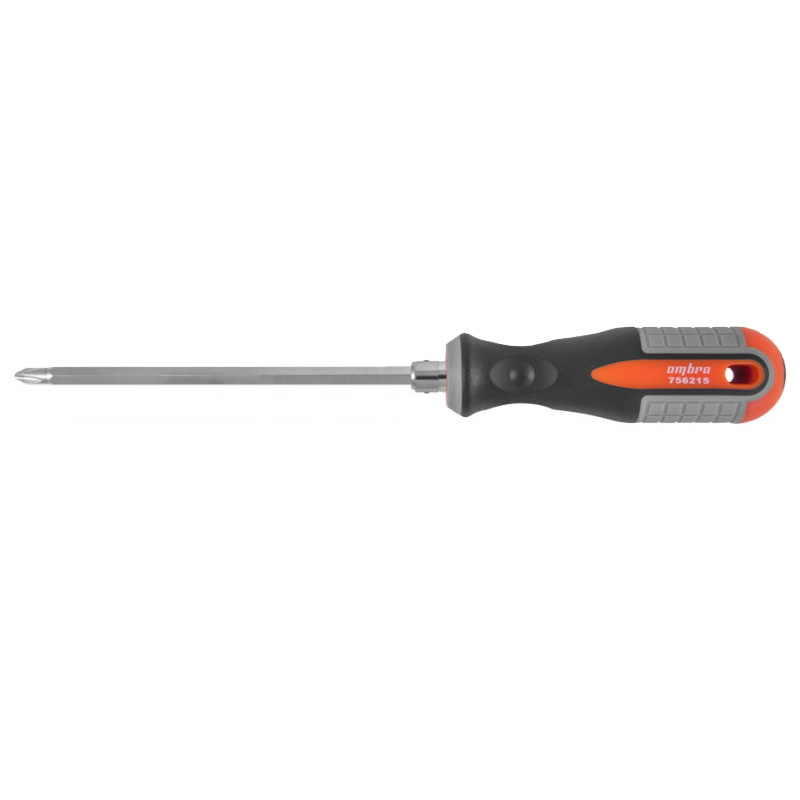Отвертка стержневая двусторонняя Ombra Round Grip 055777 756215, РН2, SL6x150 мм в Череповце