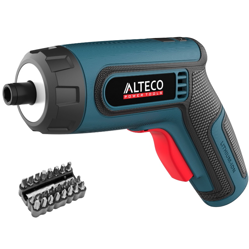 Отвёртка аккумуляторная Alteco CSD 4V 67506 угловая 2630₽