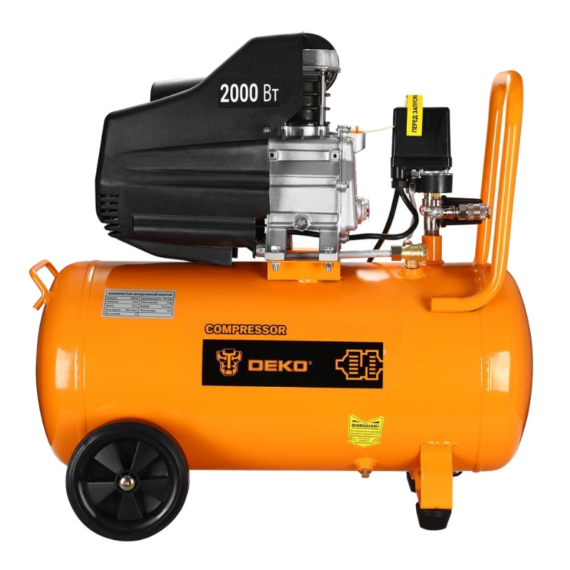 Компрессор воздушный поршневой масляный Deko DKAC50 018-1111