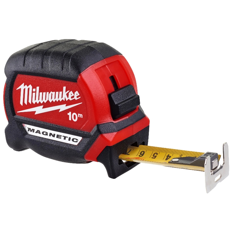 Рулетка Milwaukee MAGNETIC PREMIUM 4932464601, магнитная, GEN III, 10м (ширина полотна 27мм) в Череповце