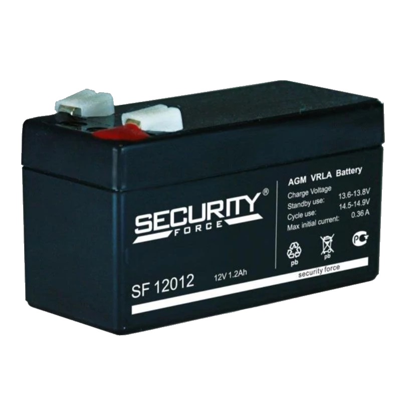 Аккумулятор ОПС Security Force SF 12012 12 В, 1.2 Ач в Твери