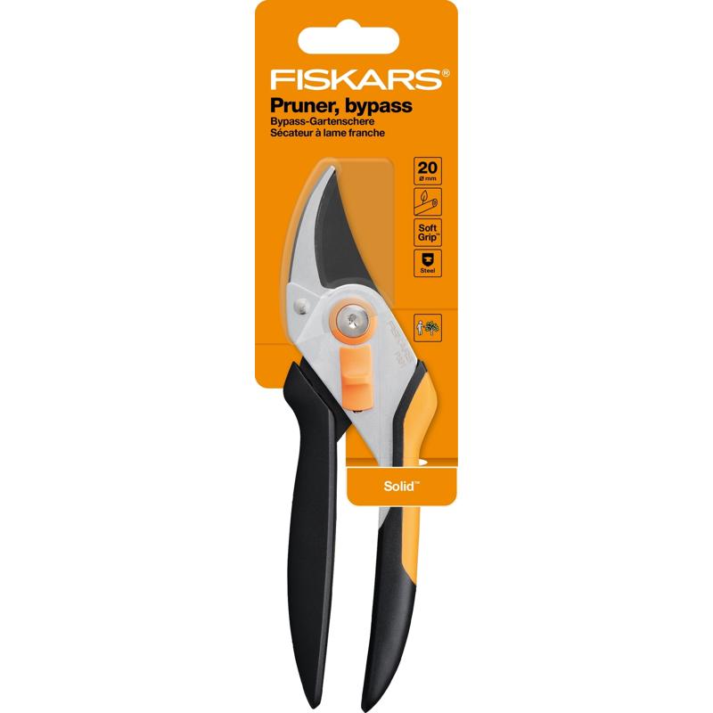 Секатор маленький Fiskars Solid P331 1057163, для цветов