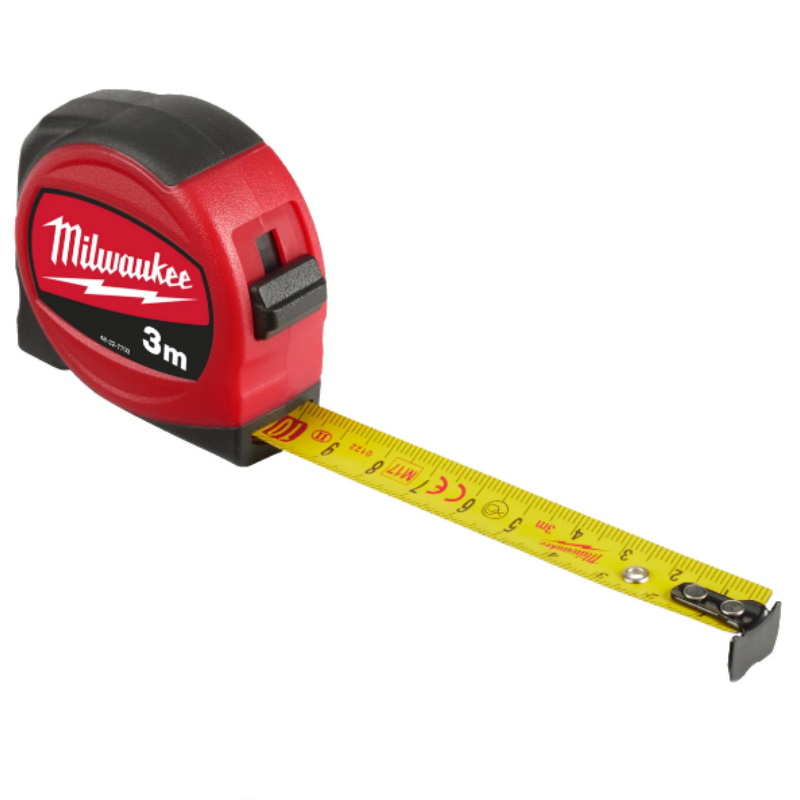 Рулетка Milwaukee SLIMLINE 48227703, 3 м, ширина полотна 16 мм в Муроме