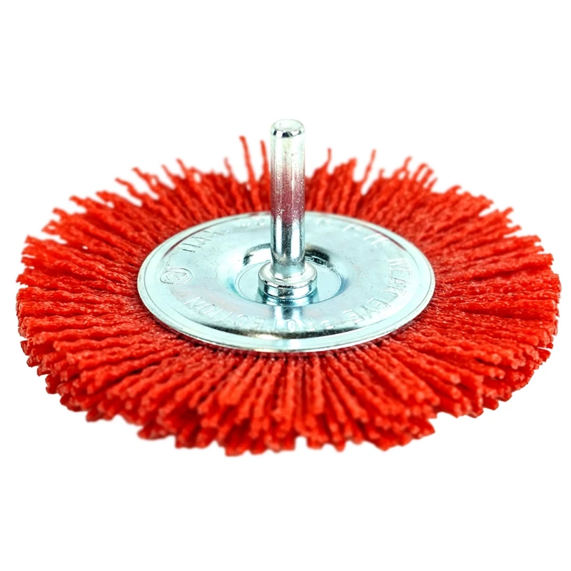 Кордщётка дисковая Berger BG1738 абразивный нейлон 12 мм P80 диаметр 100 мм хвостовик 6 мм 561₽