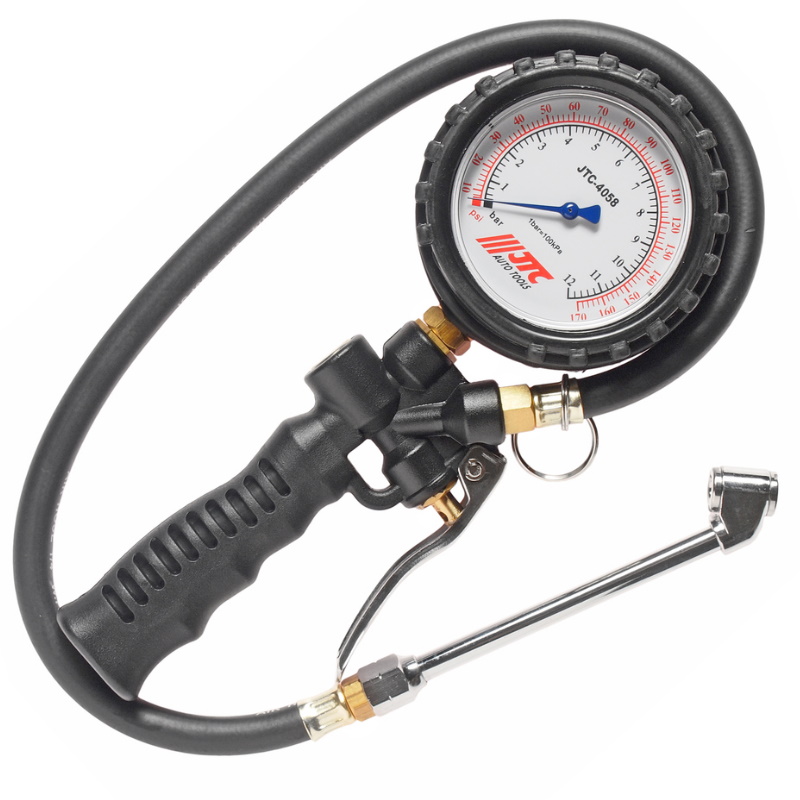 Манометр шинный JTC JTC-4058L, 12 атм, многофункциональный, 170PSI в Рыбинске