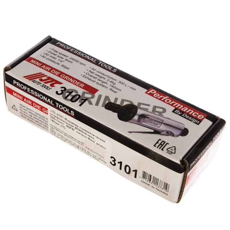 Пневматическая радиальная шлифмашина JTC JTC-3101 300 лмин частота вращения 25000