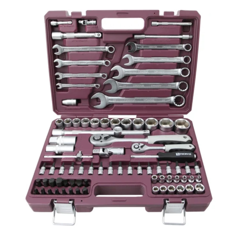 Набор инструмента универсальный Thorvik TS082 054007, 1/4", 1/2"DR, 82 предмета