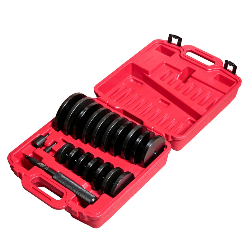 Набор оправок для выпрессовки подшипников втулок сальников JTC JTC-4855 70-150 мм в кейсе 21 предмет 25270₽