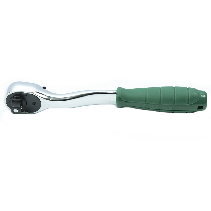 Трещотка Hans 4162GQ, 1/2" с быстрым сбросом, с изогнутой рукояткой, 72 зуба в Иваново