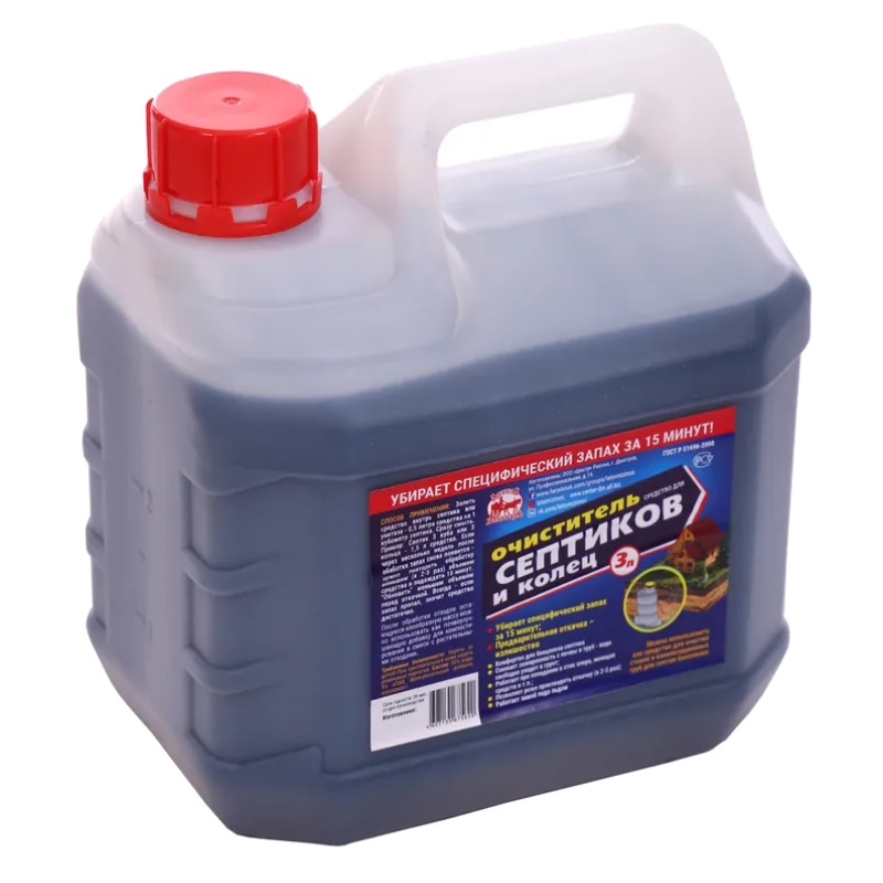 Биоактиватор для бактерий, выгребных ям, дачных туалетов Артель Золотарь, 3 л 2010103