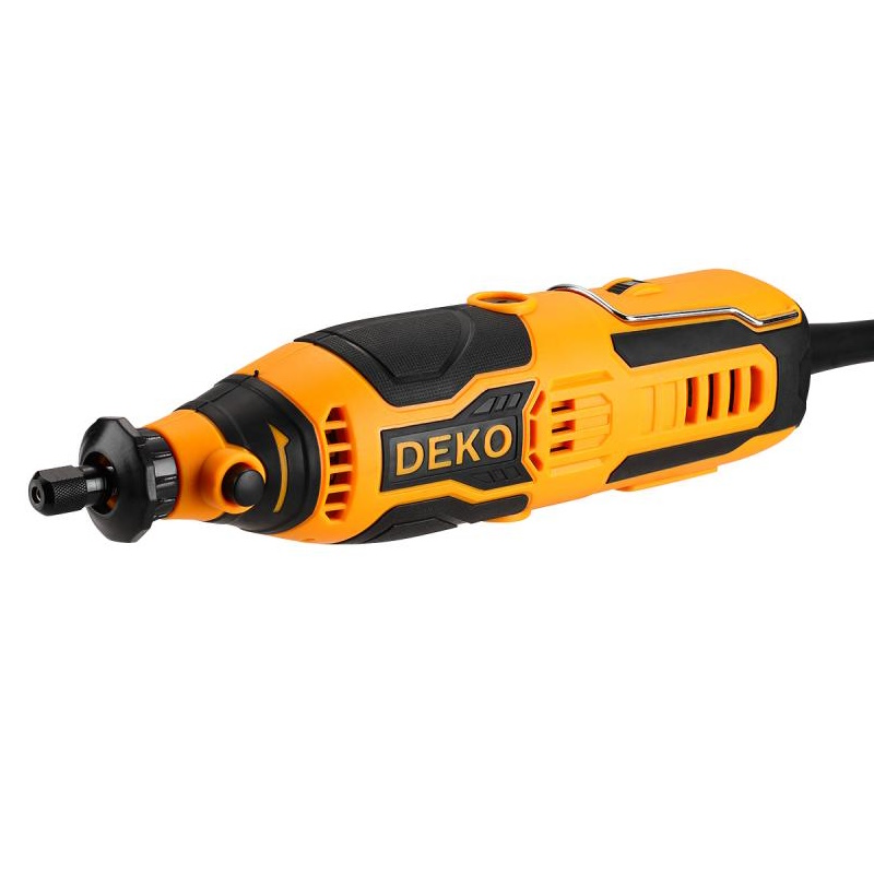 Электрический гравер Deko ZKRT200E 084-1043, с регулировкой скорости, 200 Вт,  в кейсе + набор аксессуаров 43 шт. в Ярославле