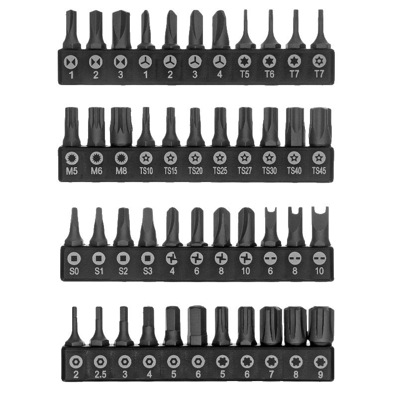 Набор инструментов Denzel 15806, 1/2", 1/4", CrV, S2, пластиковый кейс, 194 предмета