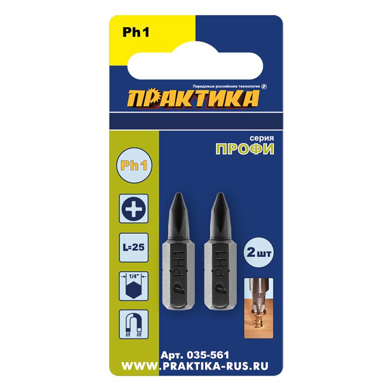 Бита Практика Профи 035-561 (PH-1, длина 25 мм, магнитная) в Муроме