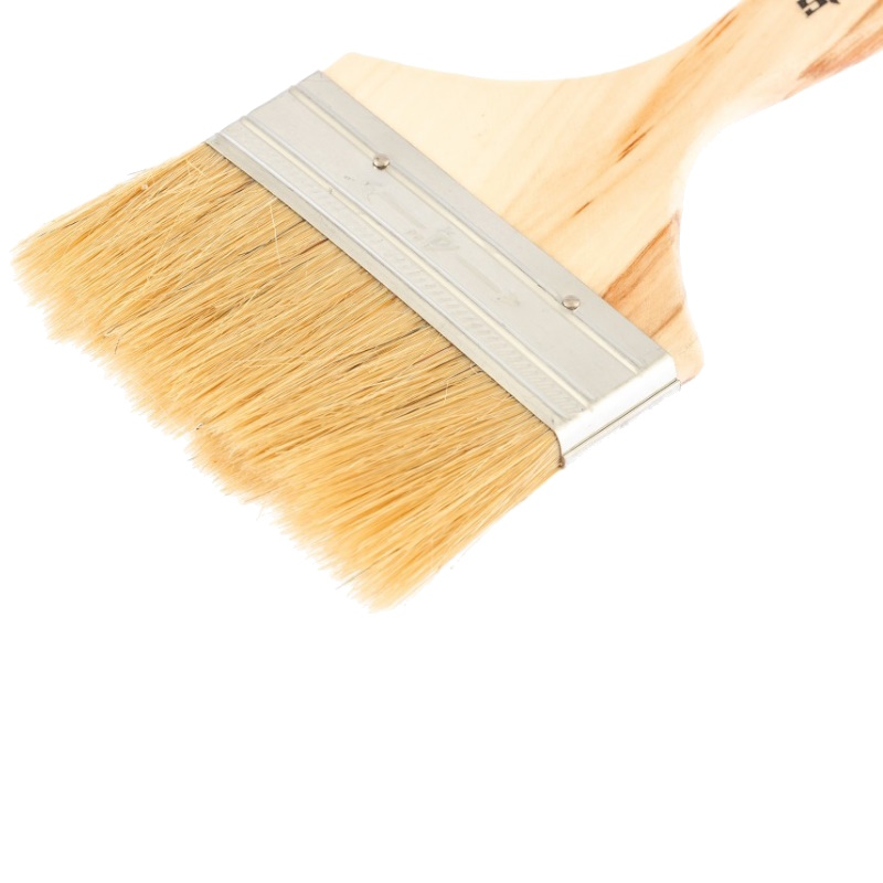 Плоская кисть Sparta 824455, Slimline 4" (100мм), натуральная щетина, деревянная ручка  в Вологде