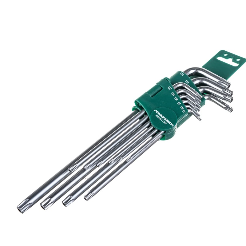 Комплект угловых ключей Jonnesway EXTRA LONG H08S110S, "TORX",Т9-Т50, с центрированным штифтом в Иваново