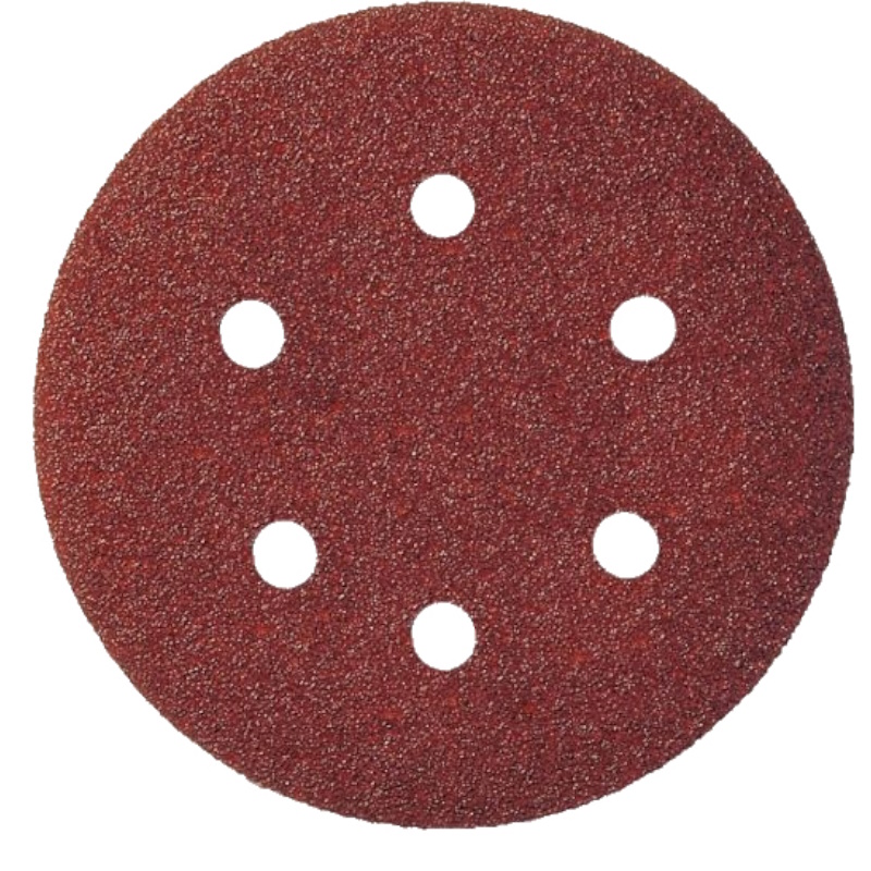 Круг шлифовальный на липучке PIT APLS06-S0040 150 мм P40 6 отверстий липучка 5 шт в упаковке 88₽